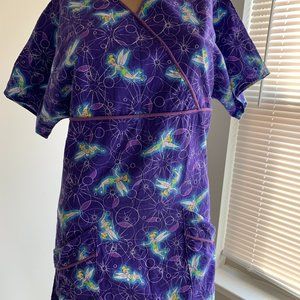 Tinkerbell Scrub Top Size - S